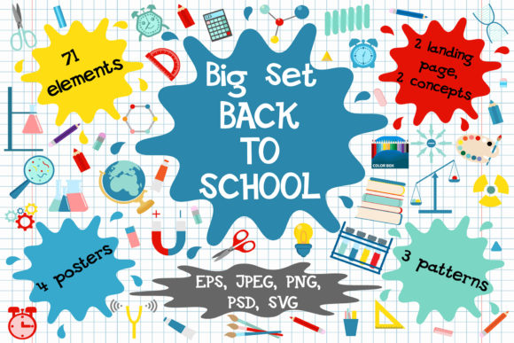 Back to School Clipart: Graphics for Local Branding