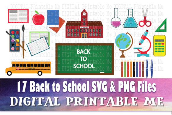 Back to School, Office Supplies Graphics