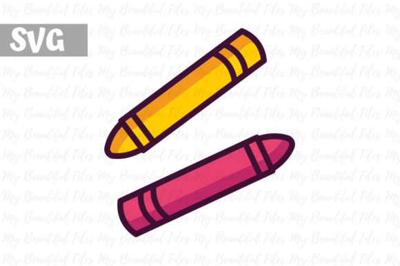 Crayons - Back to School Graphics