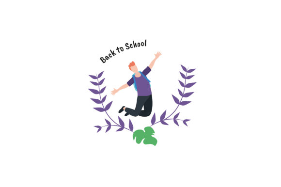 Flat Illustration Happy Graphics for Local Business Branding
