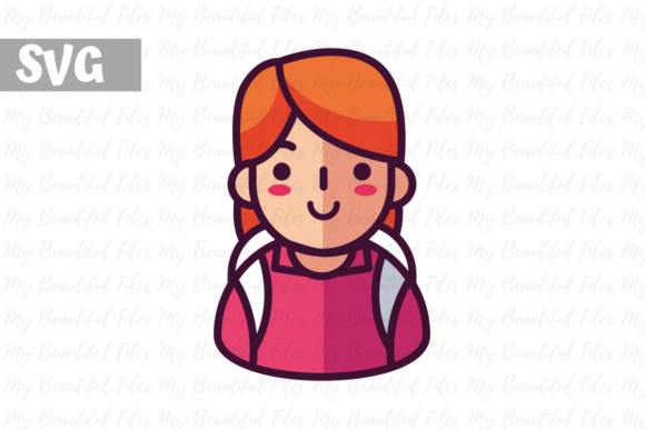 School Girl - Back to School Graphics and Icons